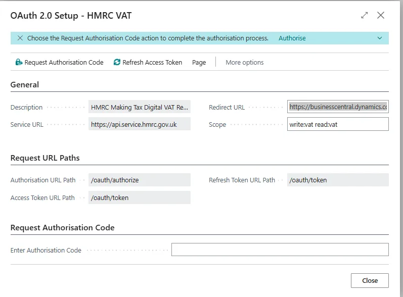 OAuth2 HMRC